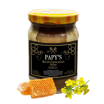 100% Organic Honey - Bioavailable & Total Absorption Natural Unfiltered Honey 700 G (Glass Jar)