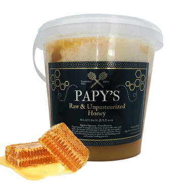 Papy’s Original Honey 1 KG Est.1970 – Forest & Wildflowers UPASTEURIZED 100% Pure Raw NATURAL ECOLOGICAL and ECO-FRIENDLY & Organic